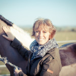 Gill Lewis with horse